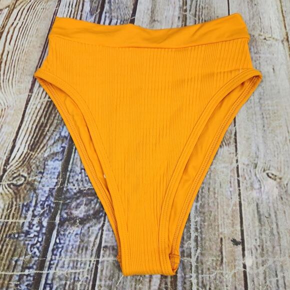 L*Space Frenchi Bitsy Bikini Bottom in Mango Orange Size XS NWT - Picture 2 of 5